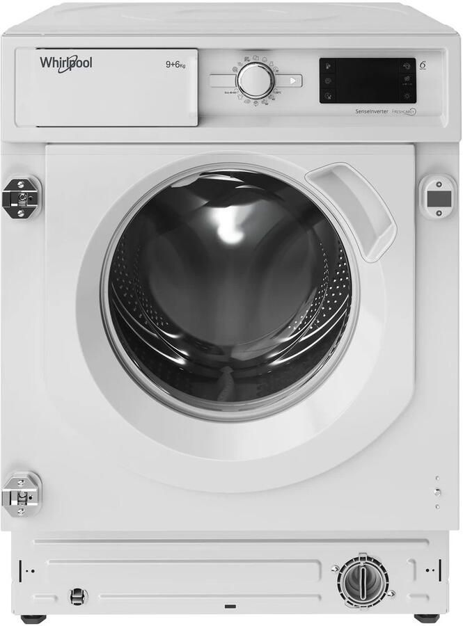 Whirlpool BI WDWG 961485 EU Inbouw was-droogcombinatie Wit