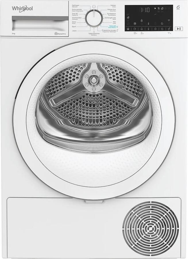 Whirlpool C WD 94M WWS BE Warmtepompdroger Wit