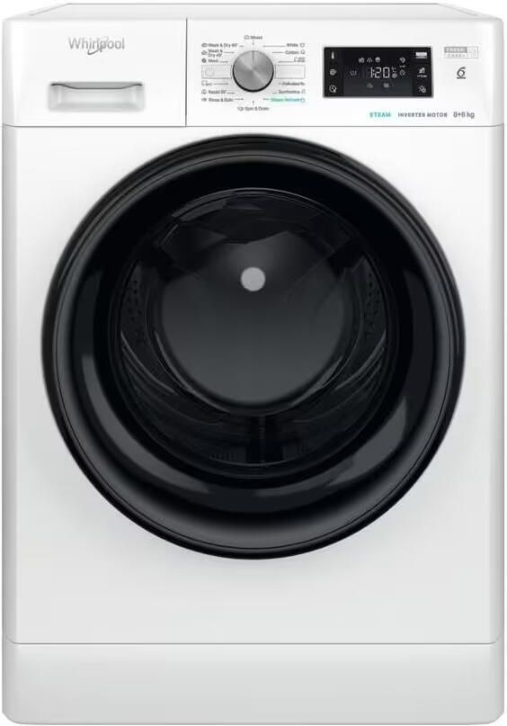 Whirlpool FFWDB 864489 SV EE Was-droogcombinatie Wit