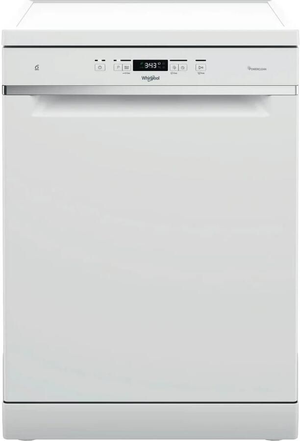 Whirlpool W3F D634 Vrijstaande vaatwasser Wit