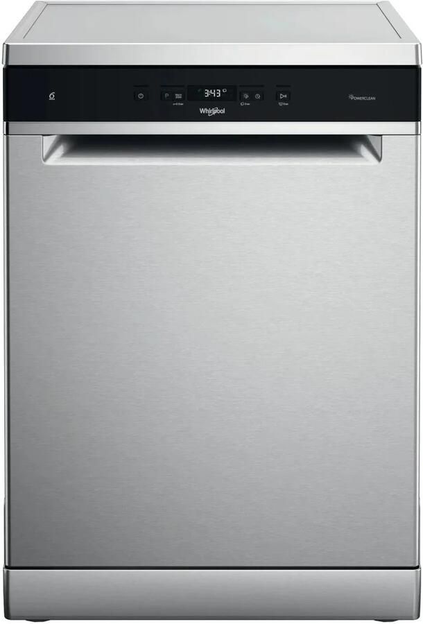 Whirlpool W3F D634 X Vrijstaande vaatwasser Grijs