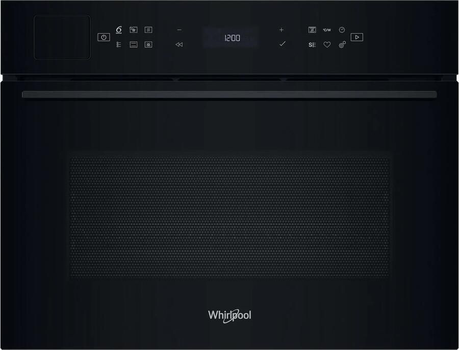 Whirlpool WCT7A9PHTSB Inbouw combi stoomoven Zwart