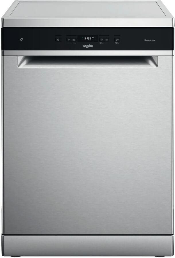 Whirlpool WH6FA14BN7A0X Vrijstaande vaatwasser Zilver