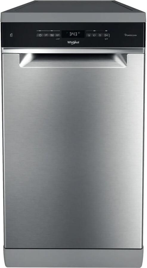 Whirlpool WH6FB10BS7A0X Vrijstaande vaatwasser Grijs
