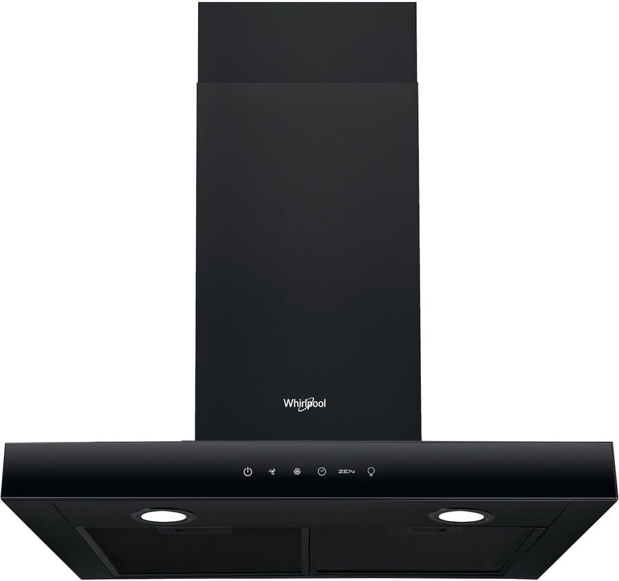 Whirlpool WHBS62FLTK Schouwkap Zwart