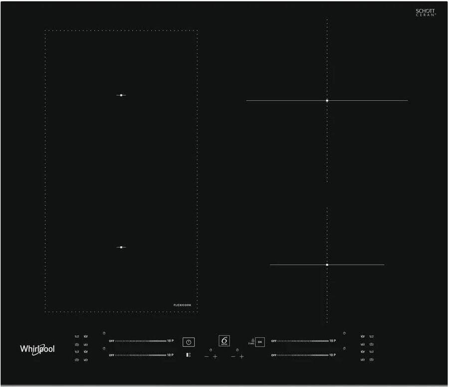 Whirlpool WL S6960 BF Inductie kookplaat Zwart - Foto 3