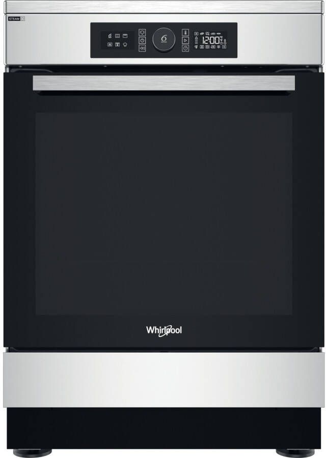 Whirlpool WS68IB8ACX FR Vrijstaand fornuis Inductiekookplaat zones Roestvrijstaal A