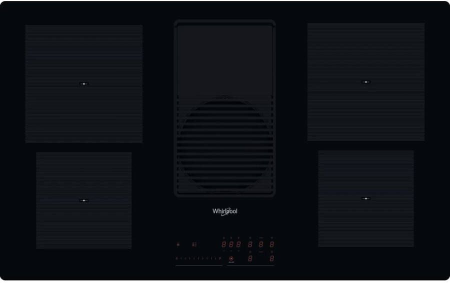 Whirlpool WVH 92 K 1 Inductie inbouwkookplaat met afzuiging Zwart