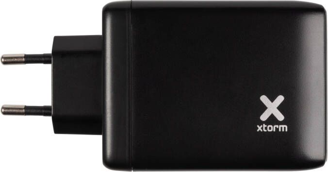 Xtorm Volt Laad Adapter USB-C PD 100W 2xUSB-C PD 2xUSB-A Quick Charge 3.0 Oplader Zwart
