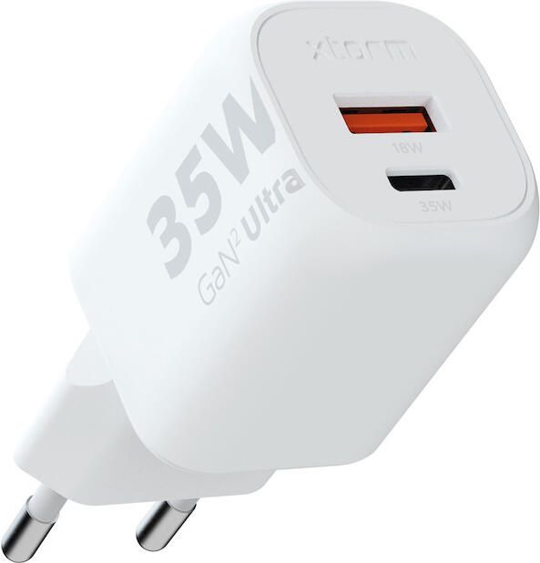 Xtorm GaN2-Ultra Charger 35W 1xUSB-C USB-A Oplader Wit