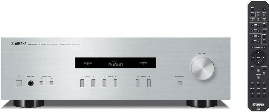 Yamaha Amplifier A-S201 Zilver | Hifi componenten | 4957812542302