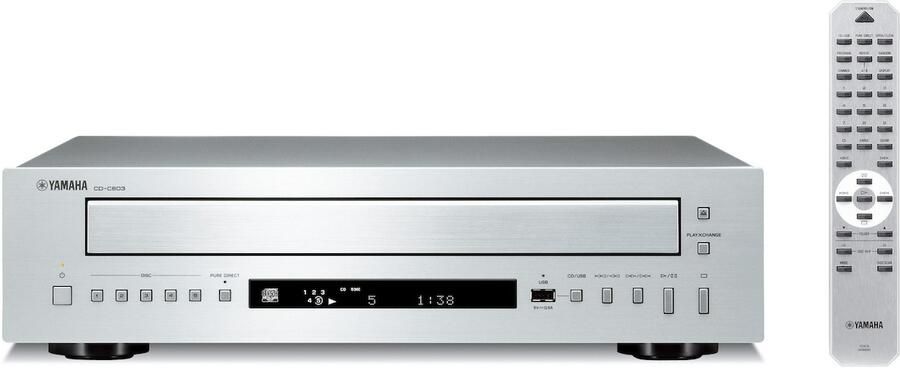 Yamaha 5 Disk CD Speler CD-C603SIL | Hifi componenten | Beeld&Geluid Audio | 4957812693431