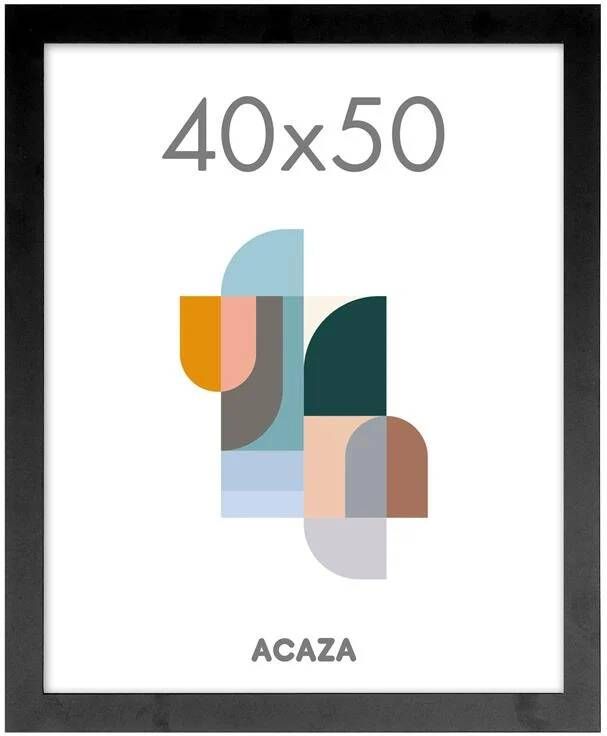 Acaza Fotokader Madison voor Foto's van 40x50cm MDF Houten Fotolijst Zwart