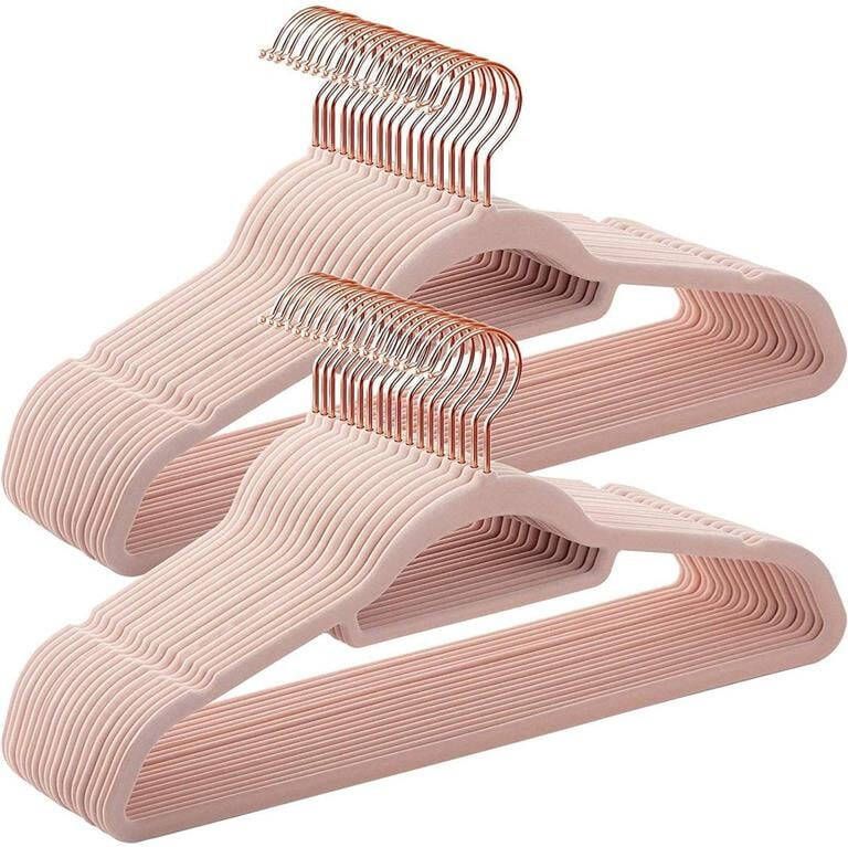 ACAZA Kledinghanger Roze en Goud 50 st.