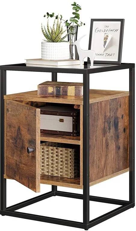 ACAZA Nachtkastje Vintage bruin