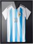 Acaza Grote XL Fotokader voor Voetbal Basketbal Shirts of Wielertrui 3D Box Frame 70x90cm Zwart - Thumbnail 1