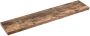 ACAZA Boeken Plank van 120 cm lang industrieel design vintage bruin - Thumbnail 2