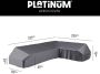 Platinum AeroCover platform loungesethoes 325x255x90xH30 45 70 cm R antraciet - Thumbnail 2