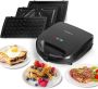 Aigostar 3 in 1 Wafelijzer Tosti Apparaat Contact Grill 750W Zwart - Thumbnail 2