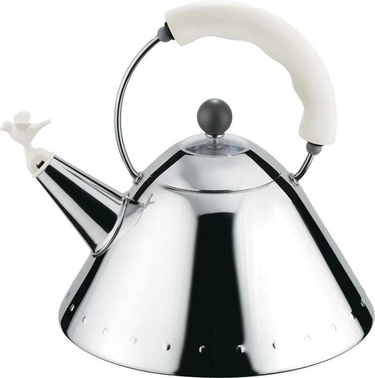 Alessi Fluitketel 9093 W Wit 2 liter door Micheal Graves
