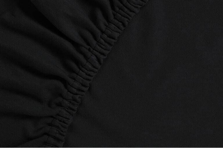 Ambiante Jersey Hoeslaken 180x200|210 Zwart