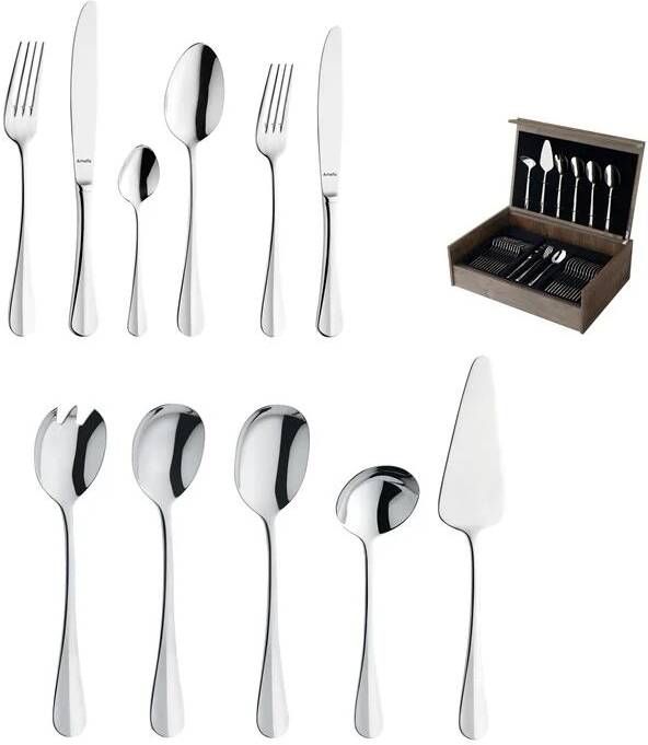 Amefa Baguette 78-delige bestekset in luxe kist voor 12 personen