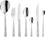 Amefa Felicity 42-delige bestekset All you need Complete set bestek Voor 6 personen Hammered Zilverkleurig - Thumbnail 2
