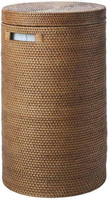 Aquanova Cino Wasmand Met Deksel Ginger | Bruin | Rotan