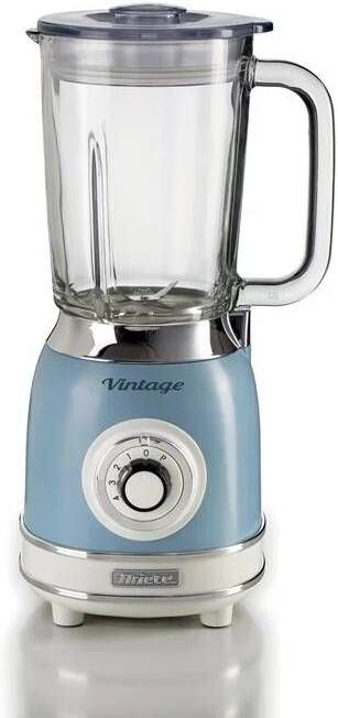 Ariete Vintage Blender 1 5 Liter -1000 Watt Blauw