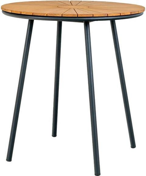 Artichok Matteo Tuintafel Bruin Metaal Teakhout