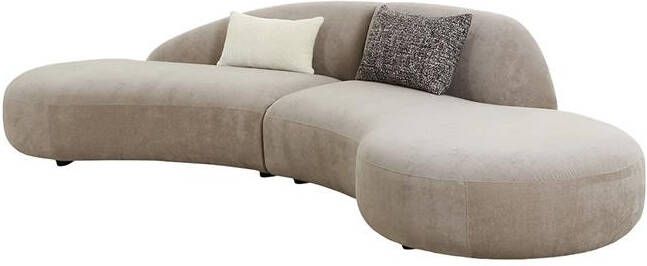 Artichok Milo zitbank met organische vorm beige