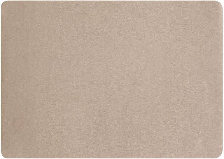 ASA Selection Placemat Leather Optic Fine Stone 46 x 33 cm