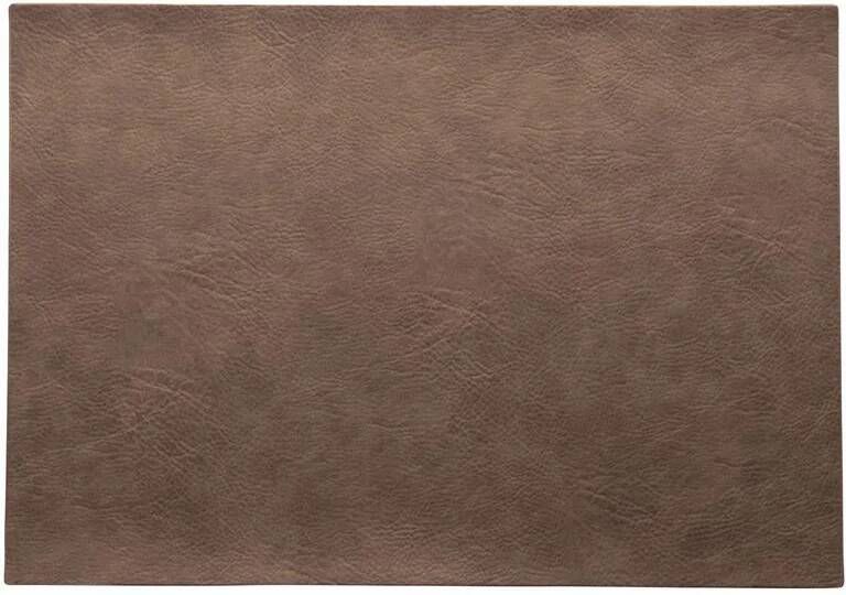 ASA Selection Placemat Vegan Leather Nougat 46 x 33 cm