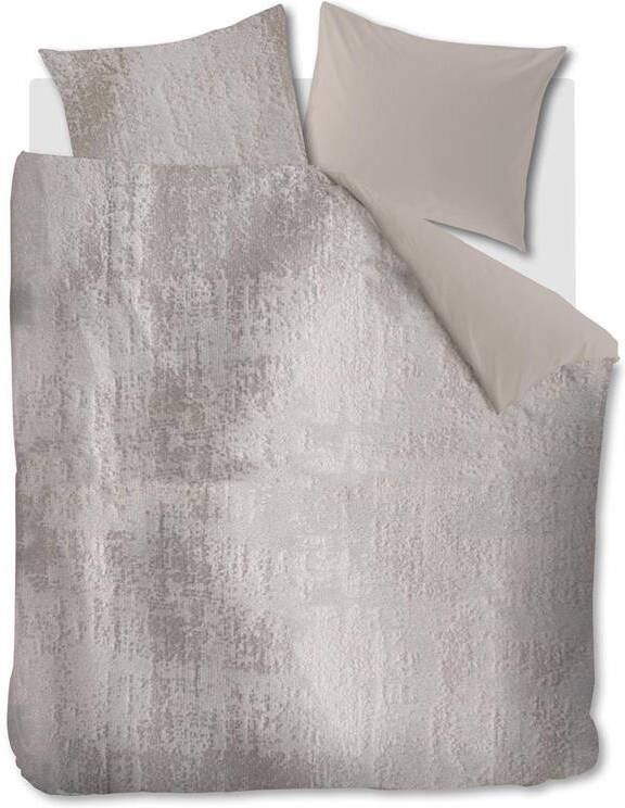 At Home by Beddinghouse At Home Dekbedovertrek Velvet Textures light grey