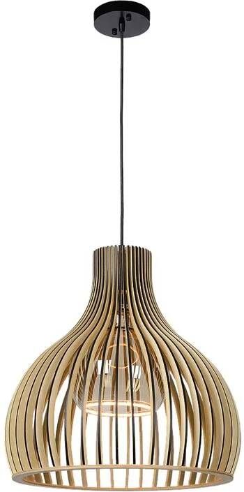 Atmooz by Charrell Atmooz Hanglamp Woonkamer Zwart Miguel Naturel