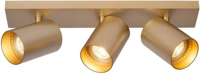 Atmooz by Charrell Atmooz Nuo 3 Goud Ø 7 3 Kantelbare Spots 50W Luxe Opbouwspot
