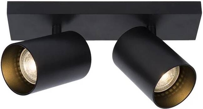 Atmooz by Charrell Atmooz Plafondlamp Nuo 2 Zwart Metaal Opbouw Plafondspot
