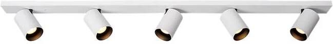 Atmooz by Charrell Atmooz Plafondlamp Nuo 5 Wit Zwart Metaal Opbouw Plafondspot