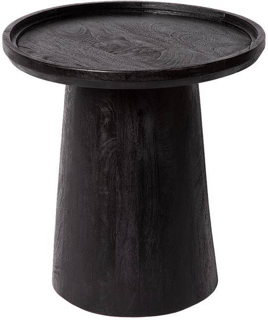 Atmooz by Charrell Atmooz Sirius Bijzettafel Ø45 x H47 cm Zwart Mangohout