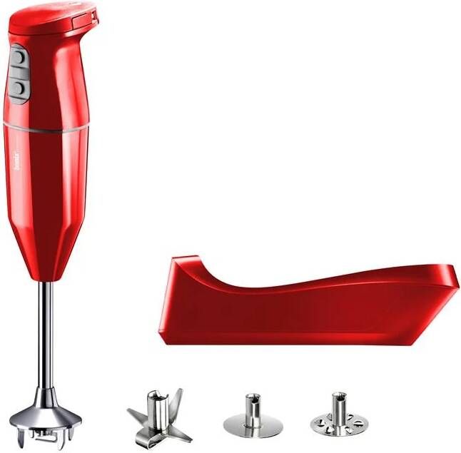 Bamix Cordless staafmixer rood 2 snelheden