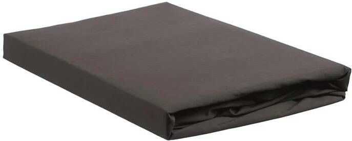 Beddinghouse Percale katoen Hoeslaken 160x210 220 Antraciet - Foto 3