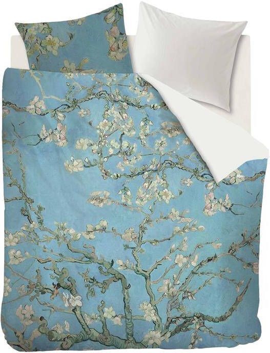 Beddinghouse x Van Gogh Museum Almond Blossom Dekbedovertrek 240 x 200 220 cm Blauw