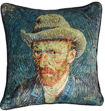 Beddinghouse x Van Gogh Museum Van Gogh Sierkussen 45 x 45 cm Blauw