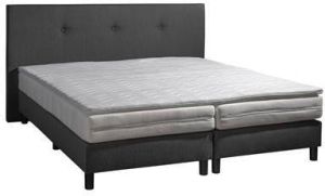 Vestbjerg Siv Boxspring 140 x 200 cm Antraciet