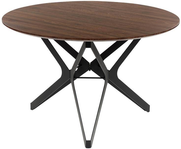 Beliani ALURE Eettafel-Donkere houtkleur-MDF
