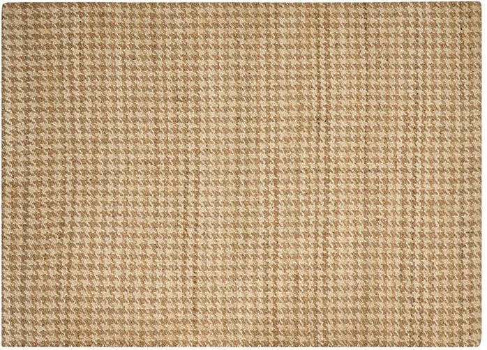 Beliani -ARAPTEPE-Laagpolig vloerkleed-Beige-160 x 230 cm-Jute