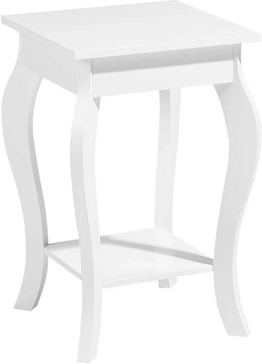 Beliani AVON Bijzettafel Wit MDF