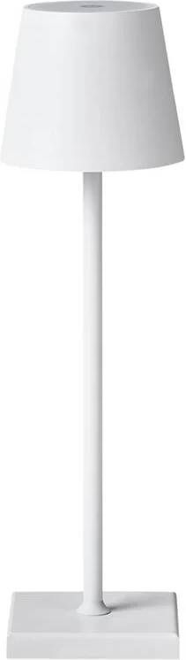 Beliani BACEIRO Tafellamp Wit Aluminium