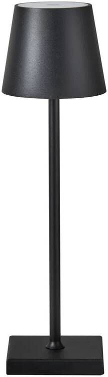 Beliani BACEIRO Tafellamp Zwart Aluminium