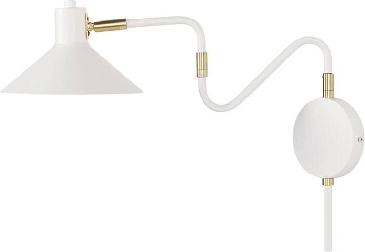 Beliani BALIEM Wandlamp Wit Metaal